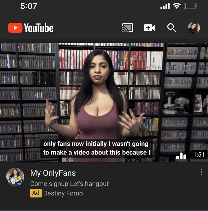 I can&rsquo;t say penis and stay monetized but this chick can promote her porn on youtube ads???? https://t<a href="/tag/squats"class="tags"><span>#squats</span></a>