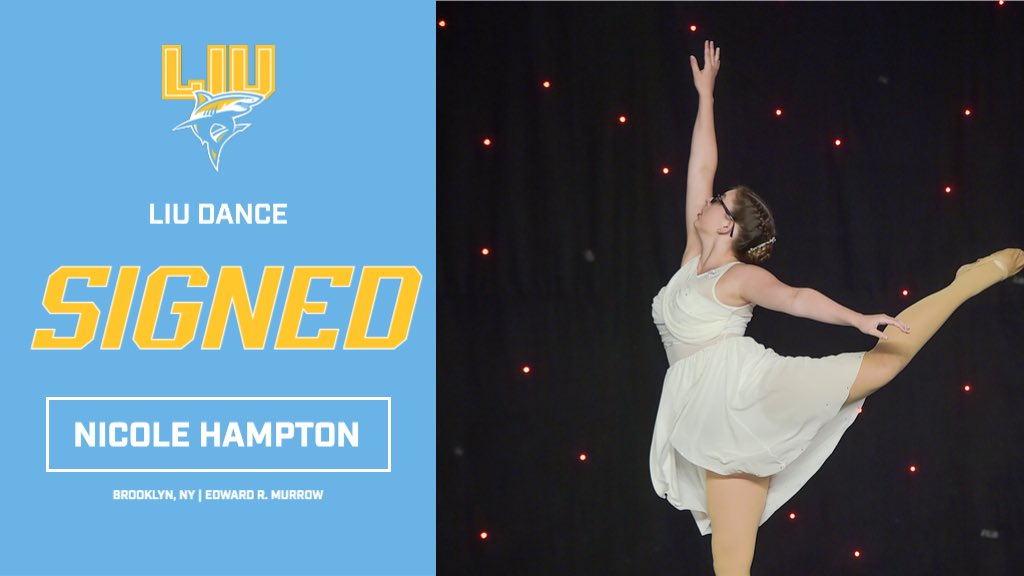 We’re so excited to welcome Nicole Hampton to our 2020-2021 Team as an Official Signed Team Member! We are so excited to have Nicole join our family! 🦈 #LIUDT #FINSUP #signed #weareLIU