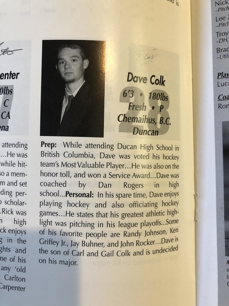 TravisKrahn's tweet photo. @EagleBBAlumni @ecEagleBaseball @Dorsch10 @NickLeNoble @BrisackEagle @rkwachholz39 @BillyBulldog16 @edgewoodeagles Haha. My favorite part of his bio is him being on the “Honor Toll” and everyone thinking that was a Canadian thing, when in reality it was a typo. https://t.co/APX1A9hwGS