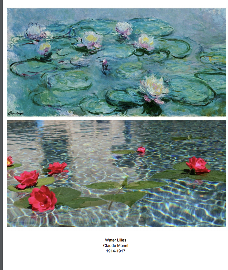 jedmison12's tweet photo. 5th grader, Michael, inspired by Claude Monet #woodwardway https://t.co/6DHep7GouP