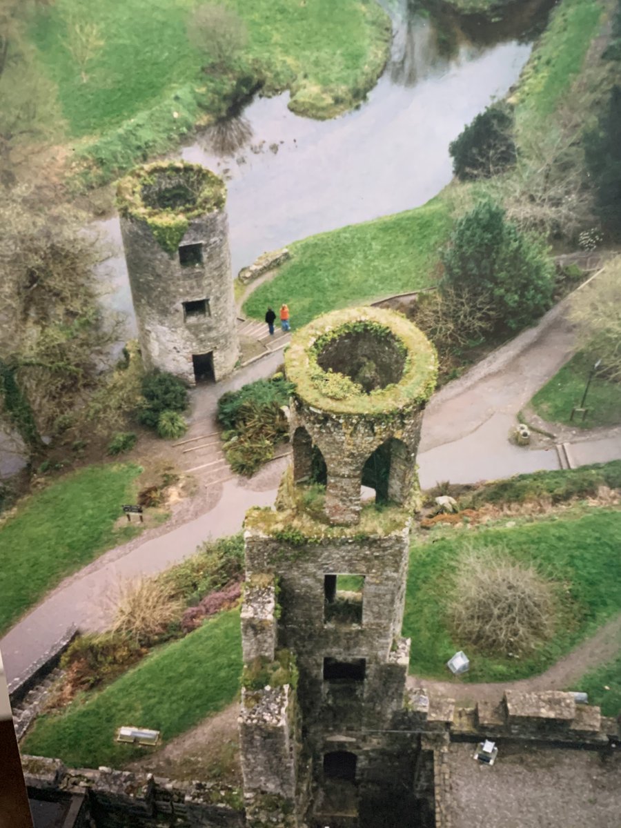 I am Irish.  When I was a Sophomore in College I took a trip to Ireland with my father.   Here is a picture he took while we looked down from the top of Blarney Castle. - Mrs. Lutz #CrushingCOVID19 <a href="/VHS_Crushers/">Vintage High School</a>