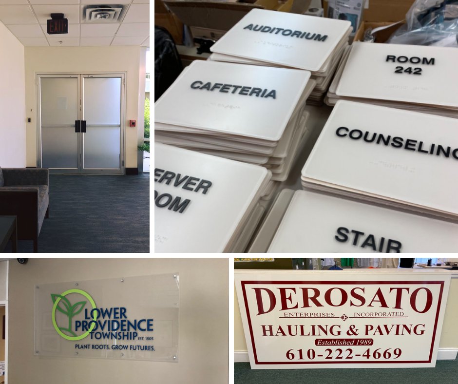 advancestamp's tweet image. Empty office building or store? Now's a great time to make some updates: new exterior signs, dimensional lettering, ADA-compliant signs, and more. Our team can help upgrade your building and get it ready for the return of your staff and customers! advancestamp.com/services/