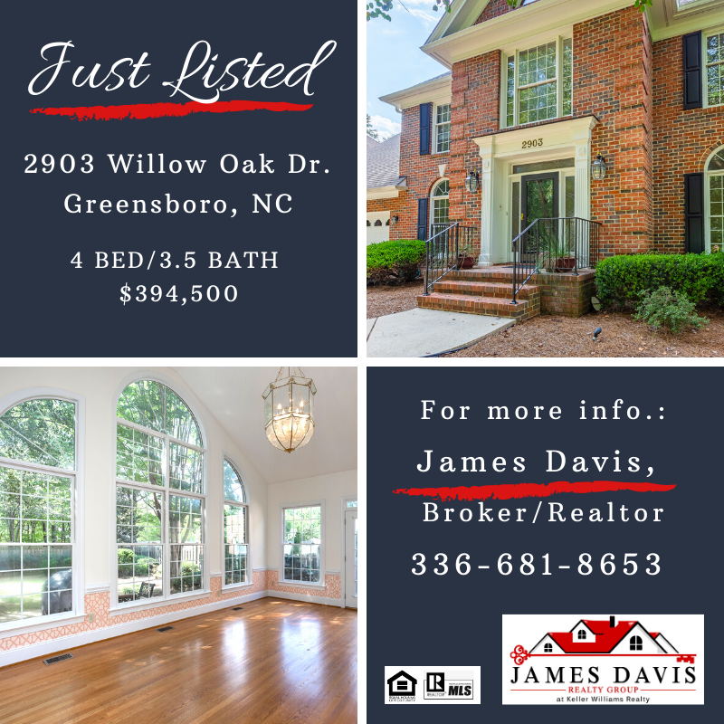 JamesDavisReal's tweet image. Still looking for a home in Greensboro? Here's the perfect one for ya. Check it out and call me to find out more or download my app. Yep I have an app...😎

app.kw.com/KW2D40BIL or text  code: KW2D40BIL to 87778