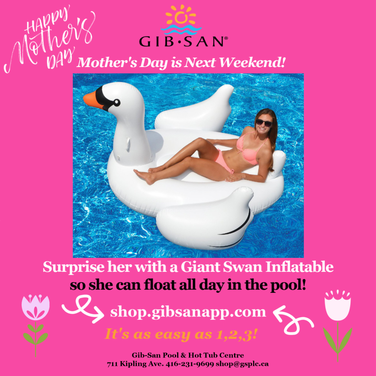 Mother's day is Sunday, May 12th!