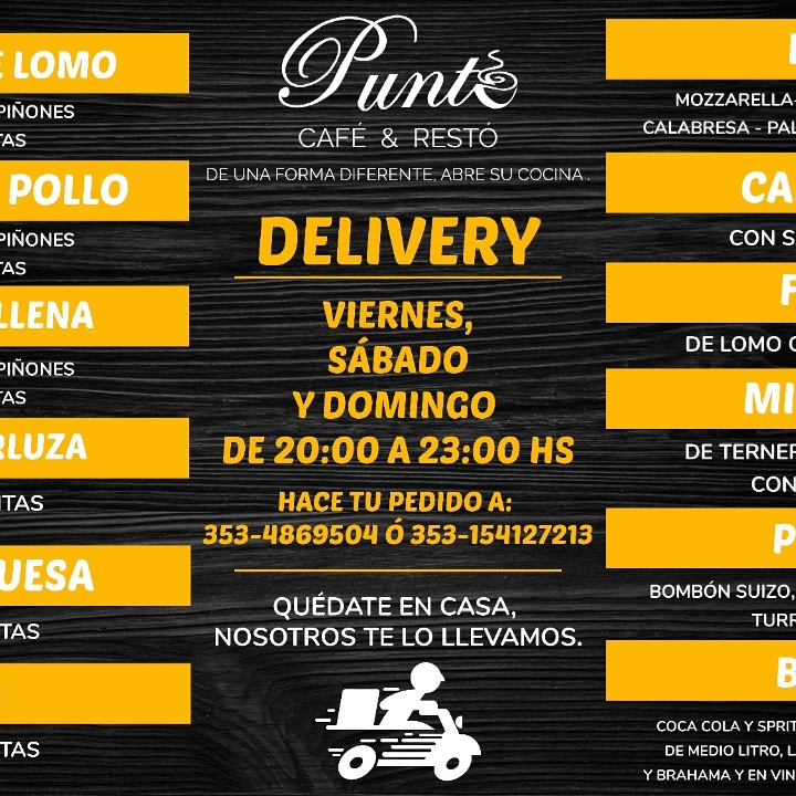 Protago70831269's tweet photo. Punto Resto Café, el clásico de Pozo del Molle. https://t.co/GrAfzS2dDO