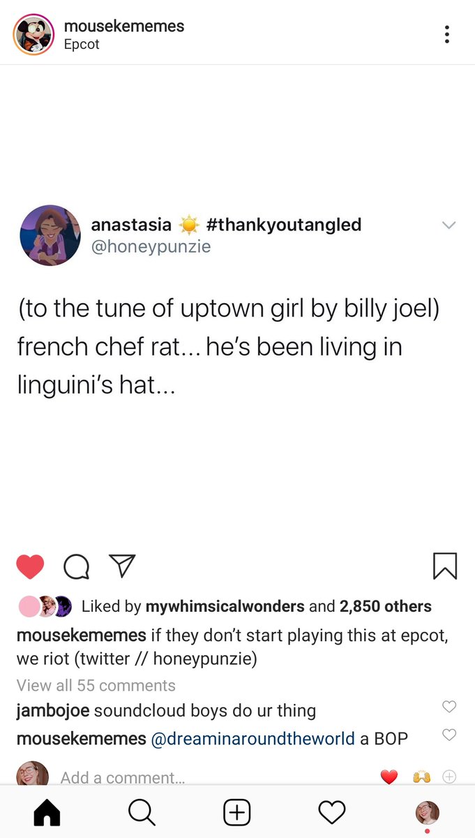this isn't from the gc but remember that time when ana's tweet went viral and ended up on instagram?