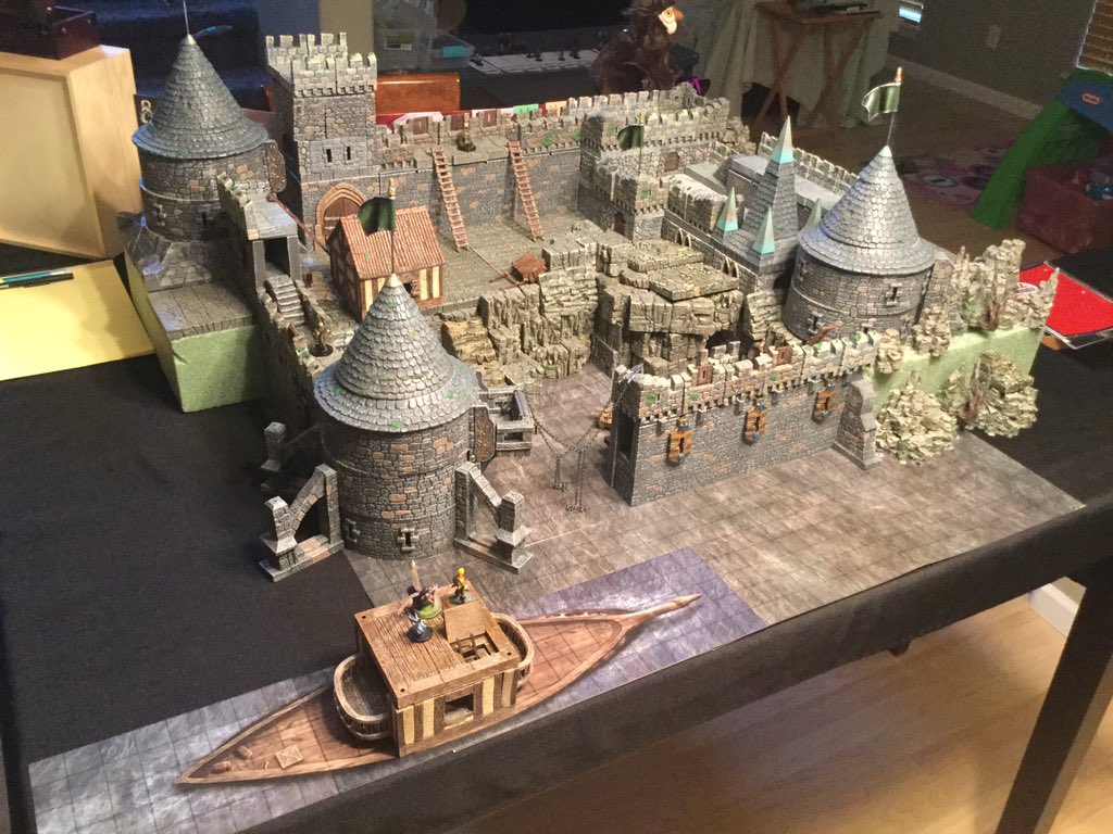 gorworr's tweet photo. @dwarvenforge this was from awhile ago. Rivergard Keep from my POTA game that just finished a month ago. #WinDF
@yodapthd007 @BrieBella6504 https://t.co/9Q5W47ULOe