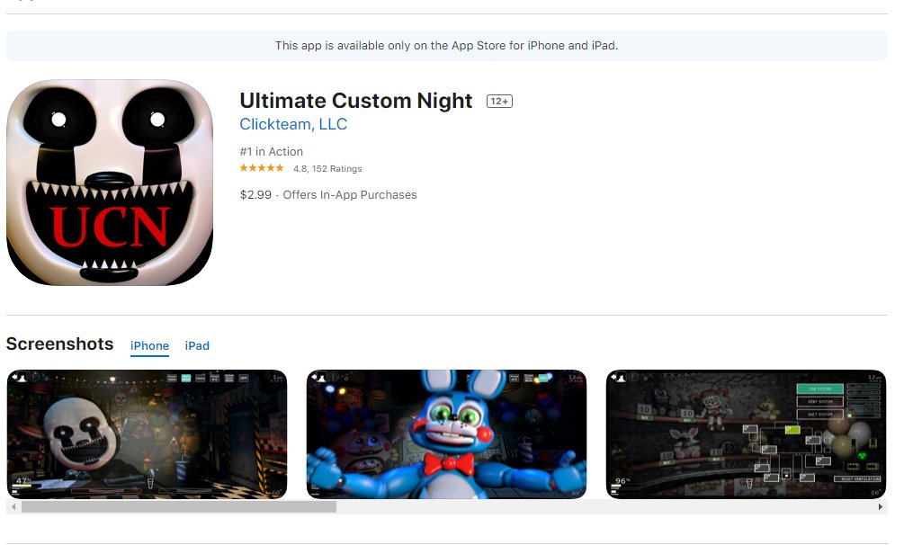 Ultimate Custom Night on the App Store