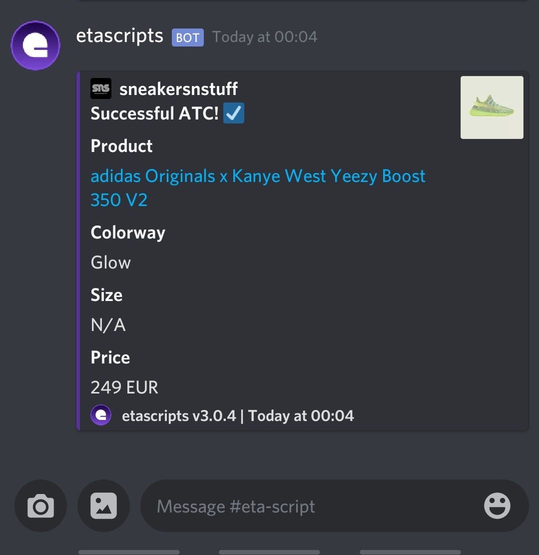 etasuccess's tweet image. Success by Calceus in etascripts.