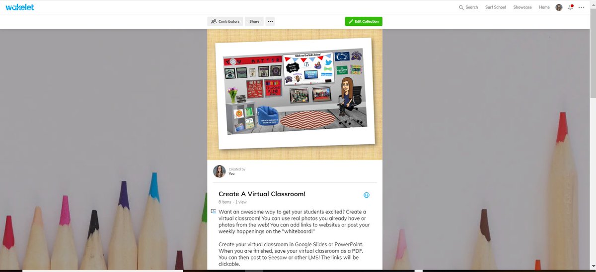 miss_toub's tweet photo. 💡🥳TWITTER FRIENDS!! I'm getting a TON of questions about my last tweet! Wondering how to create your OWN Virtual Classroom?! Check out my @wakelet! Tons of tips, tricks &amp; tutorial videos included! ENJOY! #CBDLP #virtualclassroom🌟🍎👩‍🏫
Click on this link➡️https://t.co/QCbuozwg6q https://t.co/sKuJcNoYVB