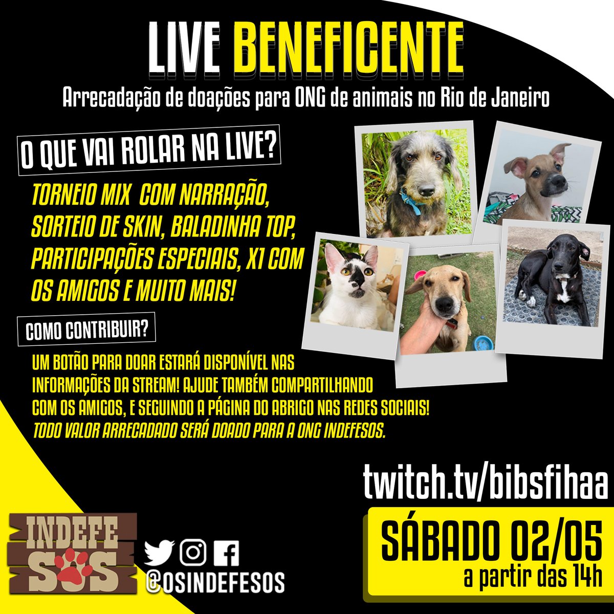 Live - TORNEIO DE SÁBADO! 