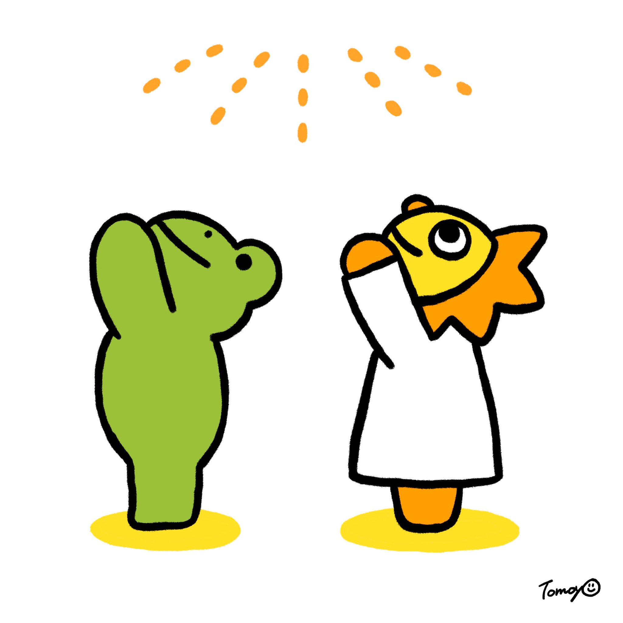 Ru Talk る くんはヨガをはじめたようです 朝から元気に 太陽礼拝その1 今日のる くん かえる イラスト ヨガ T Co Ff3jjhh2o3 Twitter