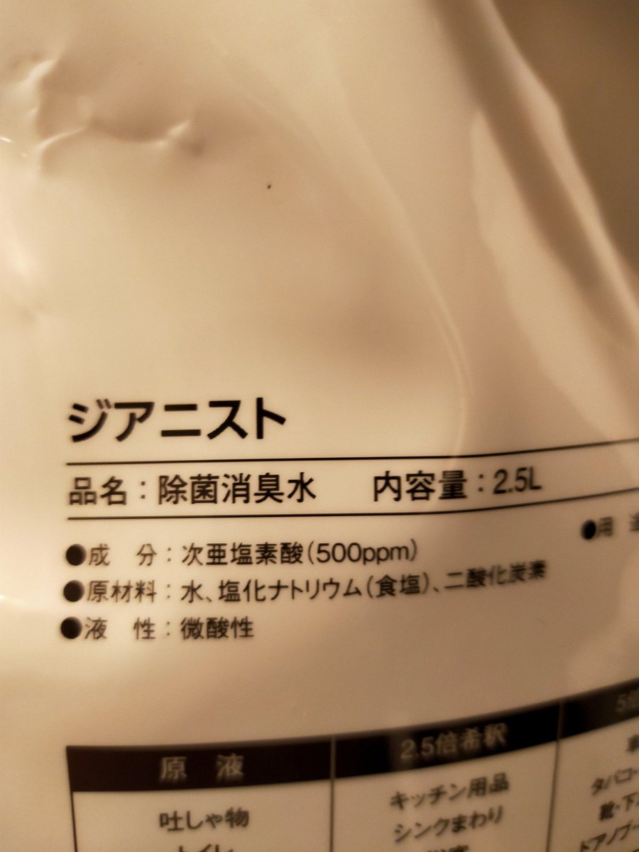 次亜塩素酸なんたらを 俺は噴霧には使わない 武漢肺炎日誌 20200501 Togetter