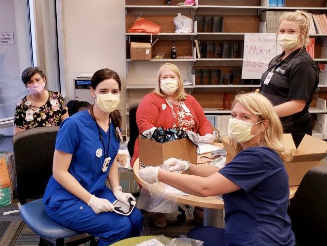 Marcy_Doderer (@marcydoderer) on Twitter photo #OneTeam working together to keep our patients and families safe by preparing masks for those who visit <a href="/archildrens/">Arkansas Children's</a>. #teamwork #championsforchildren <a href="/PattiMartinLR/">Patti Martin</a> <a href="/loyd_sherrie/">sherrie loyd</a> @grace_gephardt <a href="/FairchildBrent/">Brent Fairchild</a> <a href="/ReneeH47122/">Renee H.</a> <a href="/EricaD_Phillips/">Erica D. Phillips</a> <a href="/MarishaBoed/">Marisha Dicarlo</a> <a href="/archildrensFred/">Fred Scarborough, CFRE</a> #OneTeam working together to keep our patients and families safe by preparing masks for those who visit <a href="/archildrens/">Arkansas Children's</a>. #teamwork #championsforchildren <a href="/PattiMartinLR/">Patti Martin</a> <a href="/loyd_sherrie/">sherrie loyd</a> @grace_gephardt <a href="/FairchildBrent/">Brent Fairchild</a> <a href="/ReneeH47122/">Renee H.</a> <a href="/EricaD_Phillips/">Erica D. Phillips</a> <a href="/MarishaBoed/">Marisha Dicarlo</a> <a href="/archildrensFred/">Fred Scarborough, CFRE</a>