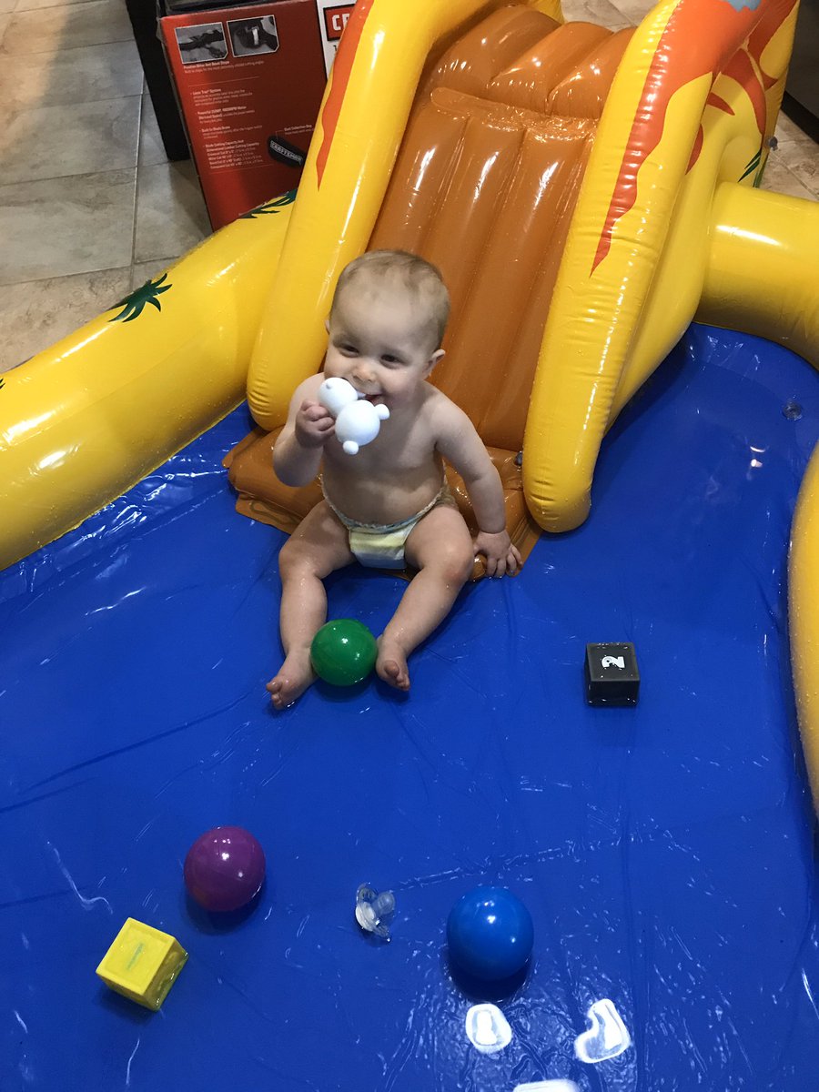 If you can’t go to the beach...you swim in the kitchen! <a href="/GISDhealth/">GISD Health Services</a> #GISDAlwaysConnected