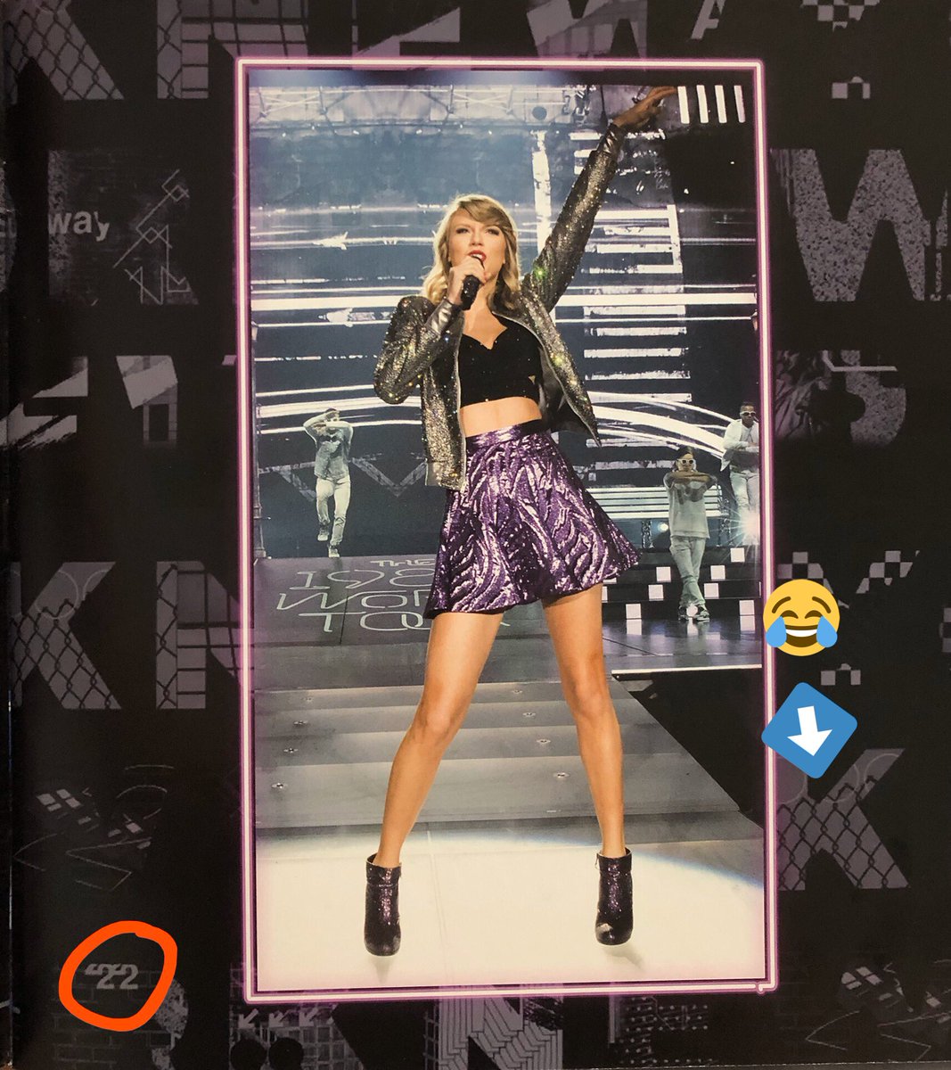 Look I know this is a reach but she’s looking out the window at NYC in The Man, & since 5/22 keeps popping up, I thought I’d mention there’s a 5/22 (and a fence ) in the Welcome To New York tour graphics  @taylornation13  @taylorswift13