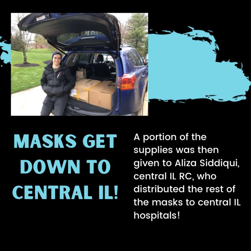 IllinoisMSD's tweet photo. MSD-IL helped donate 2,000 masks to hospitals all over the state this week alongside @GetMePPEchi and @getusppe. Check out this tweet to see what we were up to! This fight isn’t over yet. #covid19 #PPEshortage #PPENow https://t.co/V6zBt7AK7S