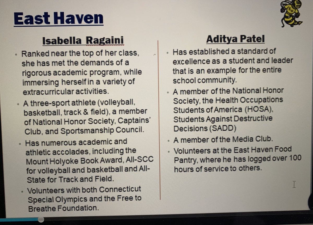 East Haven AD tweet media