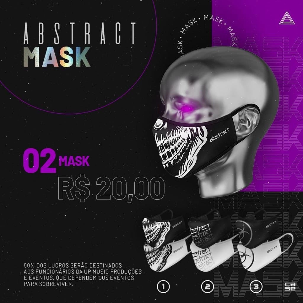 ellectramusic's tweet photo. Máscaras da Abstract e da Playground comigo!! 🤘🏻💥 https://t.co/QMJH1olCky