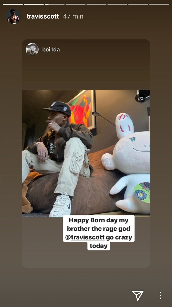 TravisScottArg's tweet photo. Travis en sus historias! https://t.co/jEc4iONwtG