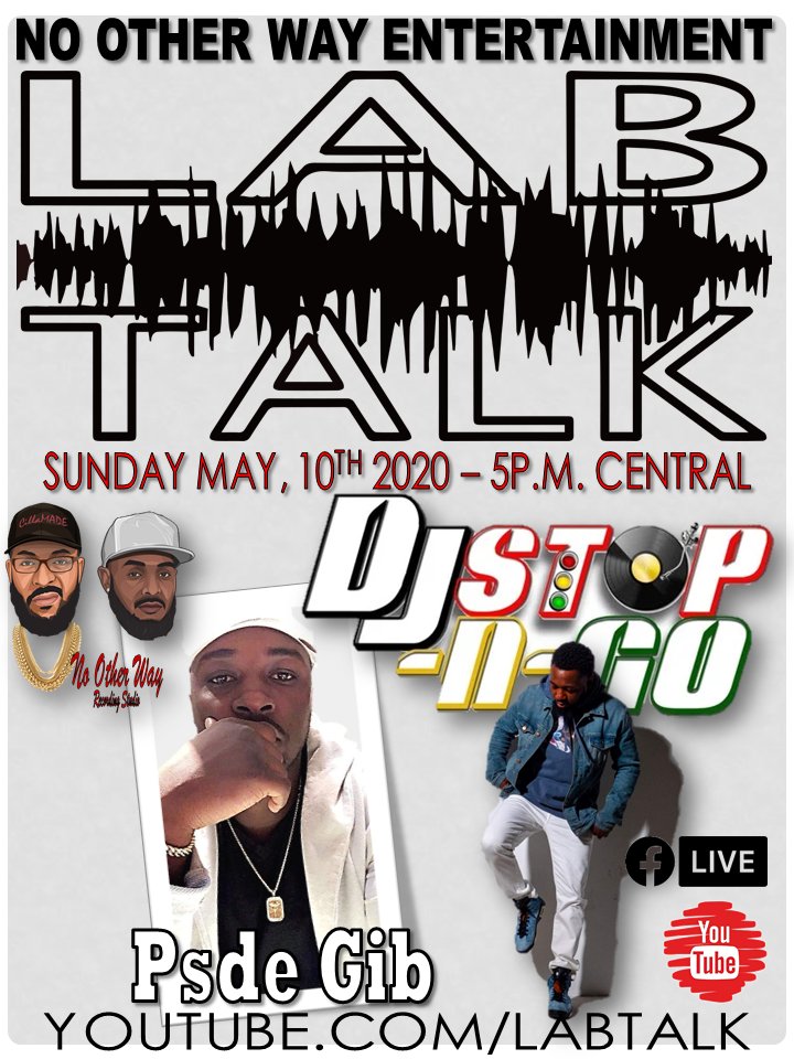 djstopngo's tweet photo. Sunday May 10th 5pm Central ... @psde_gib & @djstopngo going live on Lab Talk ! shoutout @262BAKAHMAN & E Dubb lets get it ! .... Subscribe to Lab Talk on Youtube ! #labtalk #bakeahman #edubb #psdegib #djstopngo https://t.co/3i2Fe5PWig