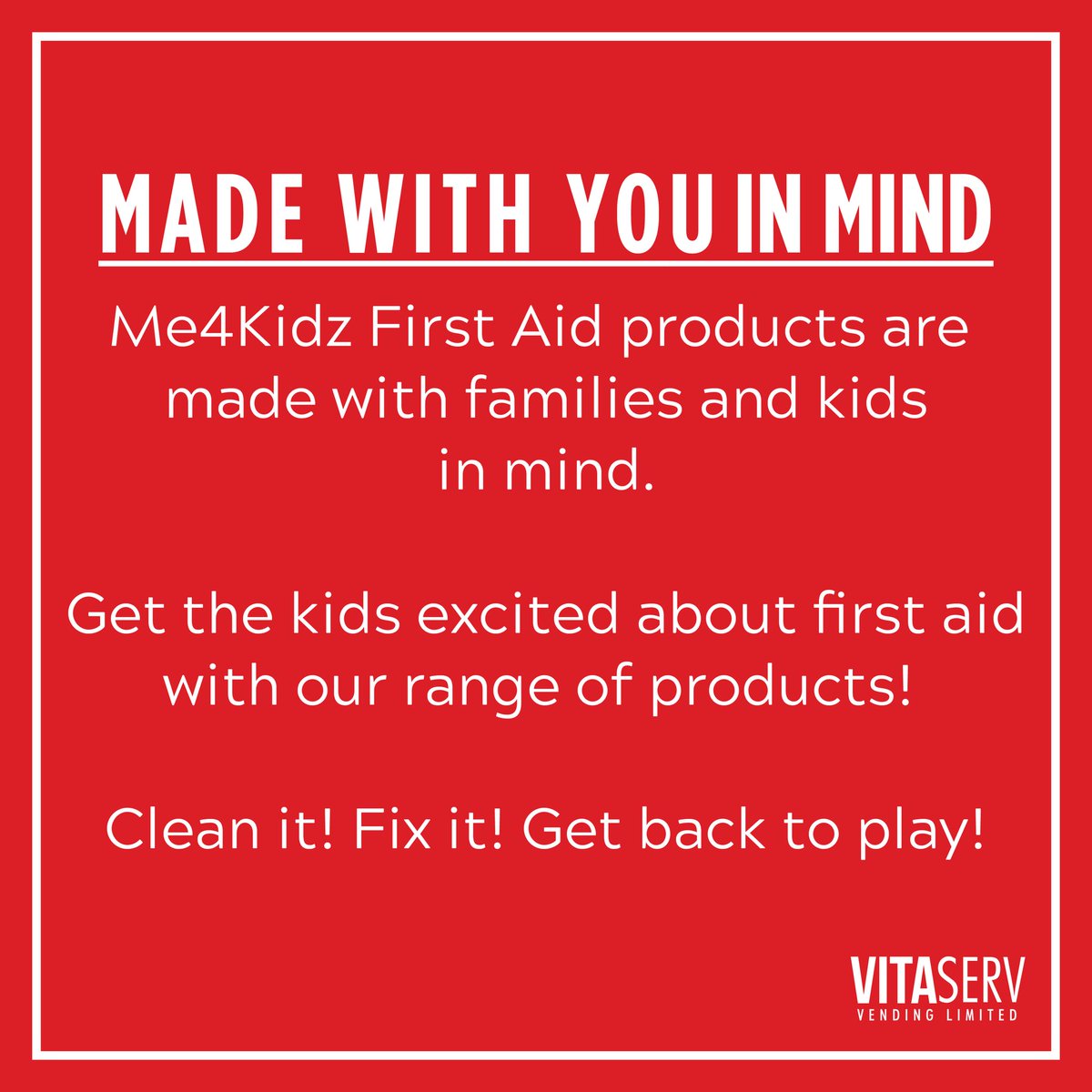 Me4kidz line of #FirstAidProducts are made with families and kids in mind, whether at home or on the go. Get excited about first aid when you 𝐂𝐥𝐞𝐚𝐧 𝐈𝐭! 𝐅𝐢𝐱 𝐈𝐭! & get 𝐁𝐚𝐜𝐤 𝐭𝐨 𝐏𝐥𝐚𝐲!

#SafetyFirst #StayHome #StaySafe #BoyMom #GirlDad #LifeWithKids  #TriniMoms