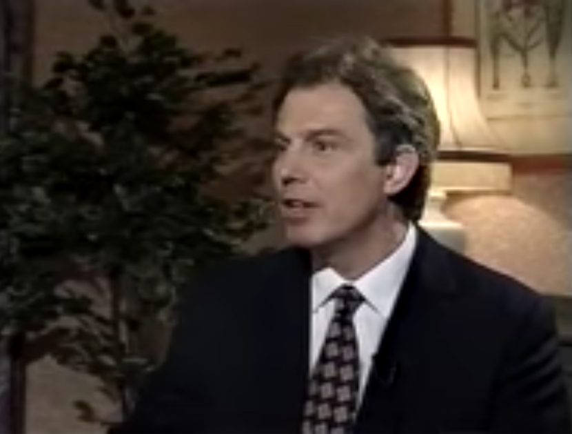 The same night, Blair was interviewed on Paxman about whether he was still as Socialist. The programme can be viewed here 