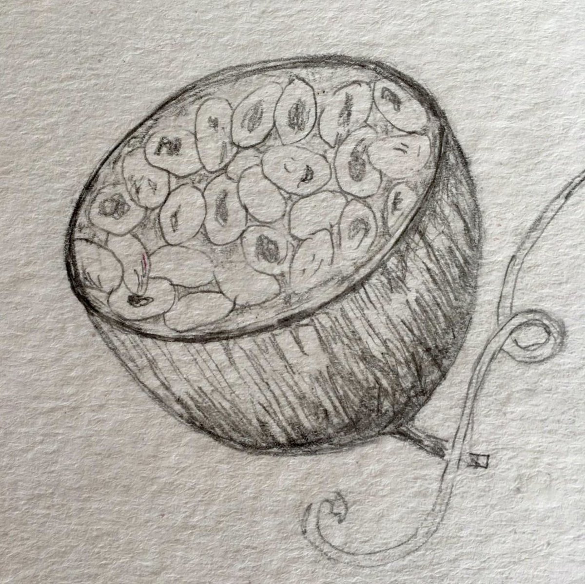 SDMA's tweet photo. #AtHome: Challenge yourself to create a detailed botanical drawing. 1st, sketch the exterior contour line, use your own style of mark-making to convey texture & shadows. Then slice it open & study the inside of the specimen in a separate drawing.
Share using #SDMAatPlay! ๐๐๏ธ๐ฑ https://t.co/7qoto4EgQa