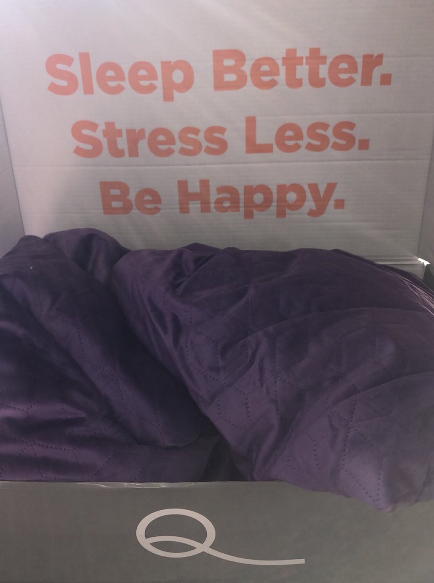 Huge shoutout to <a href="/myblanquil/">BlanQuil</a> for offering 50% off for healthcare workers! We take care of people during the day while they take care of us at night. ❤️ #blanquil #weightedblankets