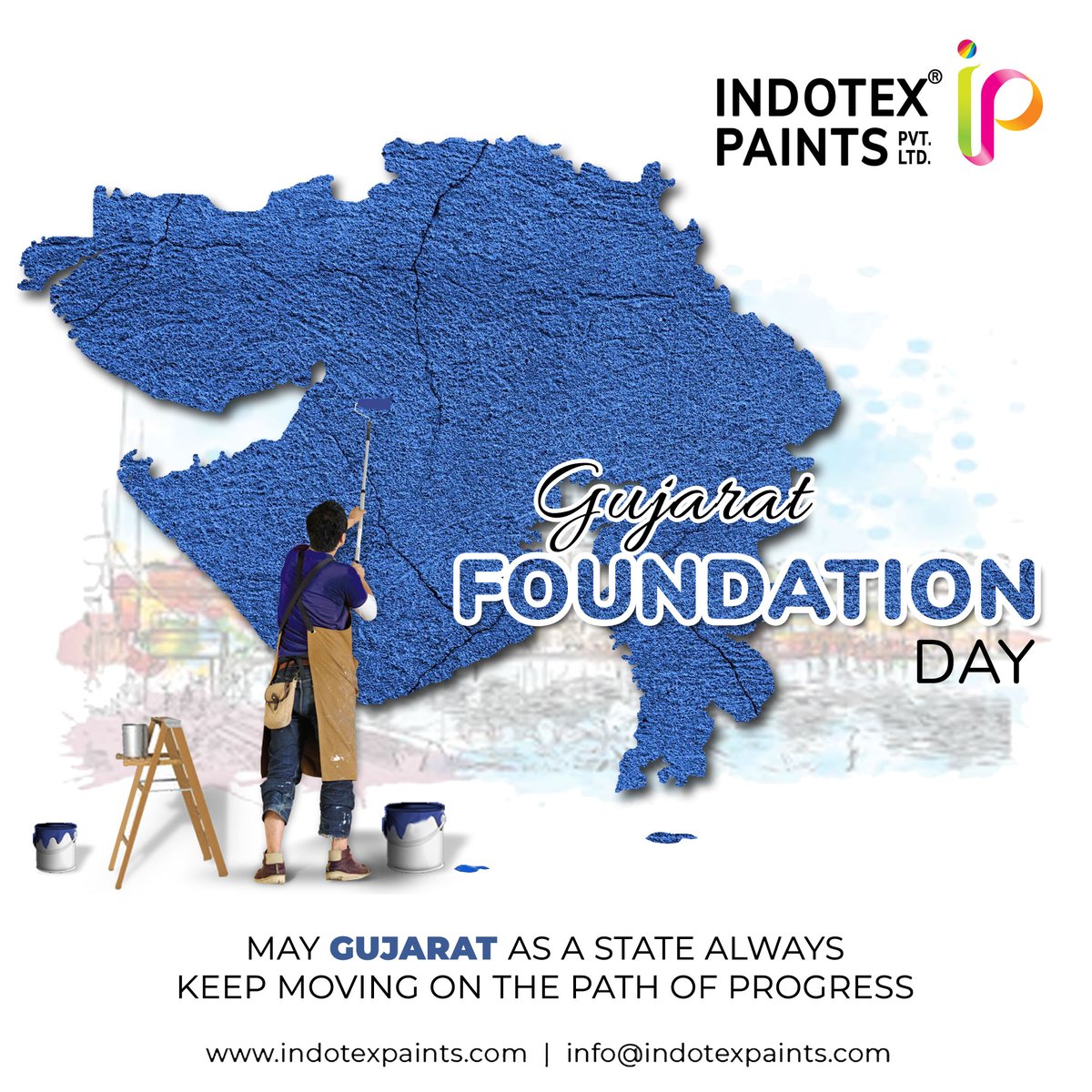 Indotexpvtltd's tweet photo. May Gujarat as a State always Keep moving on the path of progress. Wishing you Happy Gujarat Foundation Day And with...

Happy Labour Day
Happy Maharashtra Day

#JaiMaharashtra #happygujaratday #healthsafety #workplacesafety #growth #GujaratFoundationDay #gujaratday #gujaratdivas https://t.co/WcDXOaQUA3