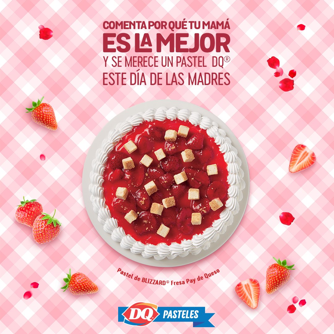 Arriba 83+ imagen pastel dairy queen pay de fresa Abzlocal.mx