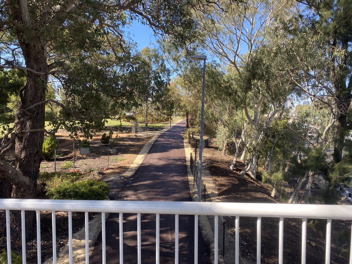 bikewalkperth's tweet photo. Sneak peak...

Upgraded shared path, Mitchell Freeway Leederville. Looking good, nice and wide. Good work @Westcycle for making this happen!

#PerthCycling

#DontStopRiding https://t.co/HncgJoSMfP