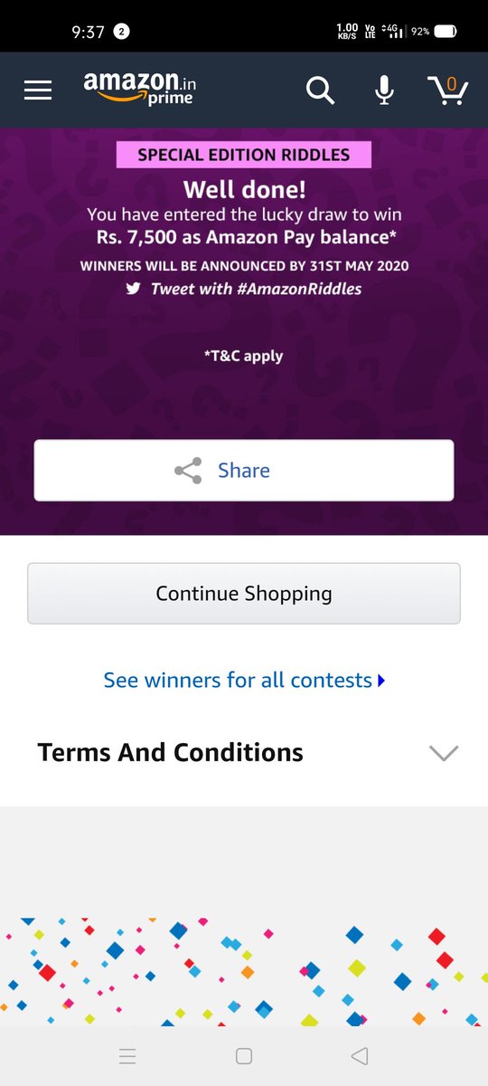 HarshVaghani12's tweet photo. #AmazonRiddles https://t.co/YvQtw7HV71