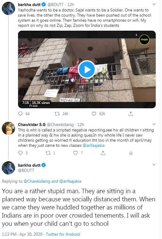 Chawkidarsg's tweet photo. These are so called champions of freedom of speech,Just a simple question and they gone wild, it's like my way or Highway 🤣🤣🤣🤣🤣 @arifaajakia @madhukishwar @KapilMishra_IND @AshwiniBJP @ShefVaidya https://t.co/ya6Iz64d6s