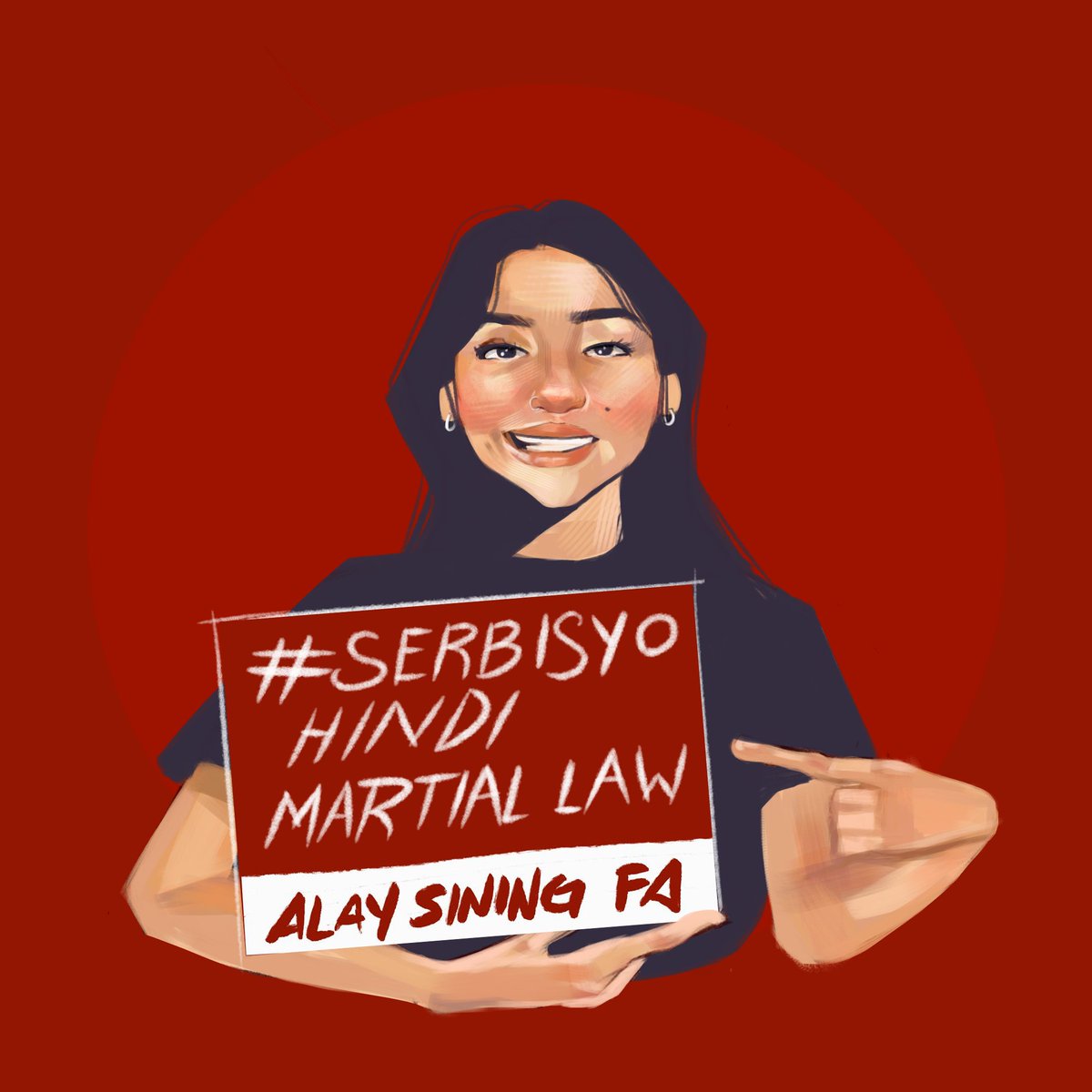 lex1cat's tweet photo. I'm Alexie and I stand in unity with our workers!
Join us in showing our support this #MayoUno2020 #RedLaborDayProtest by drawing yourself with a placard using one of these hashtags! hehe 🤗 #AyudaHindiBala #SerbisyoHindiMartialLaw https://t.co/jedYEx4rNn