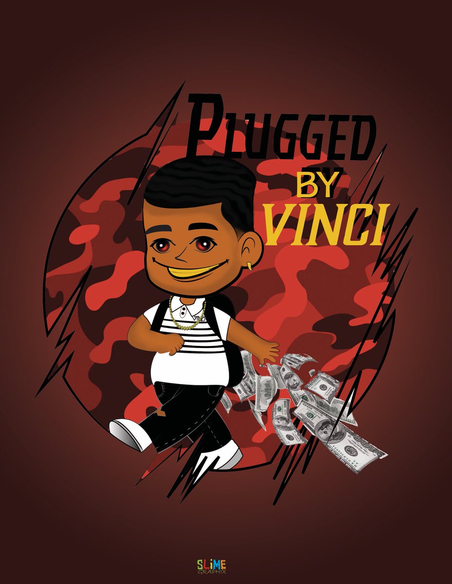 slimegraphix's tweet photo. (Logo) Via- @nae_vinci business logo “Plugged By Vinci”🔥🔥
Created By: #slimegraphix ✍🏾 https://t.co/7SiaD3bugJ