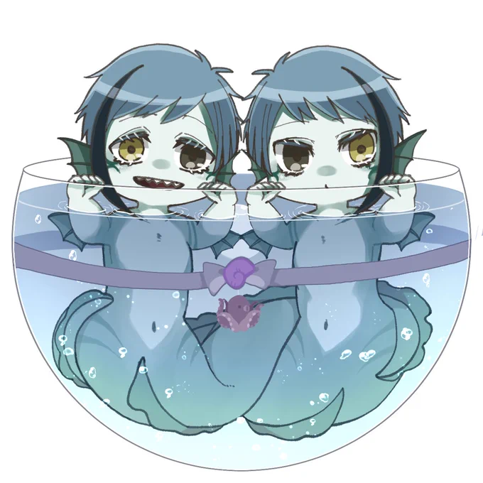 稚魚??落書き
※御都合稚魚化 