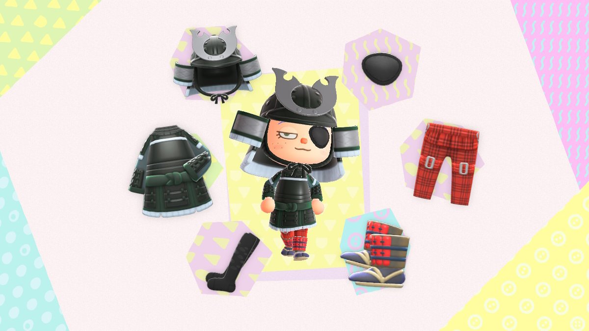 vthepotato's tweet photo. Samurai with sass
 #ootd #AnimalCrossing #ACNH #NintendoSwitch https://t.co/mrVUrrlJWI