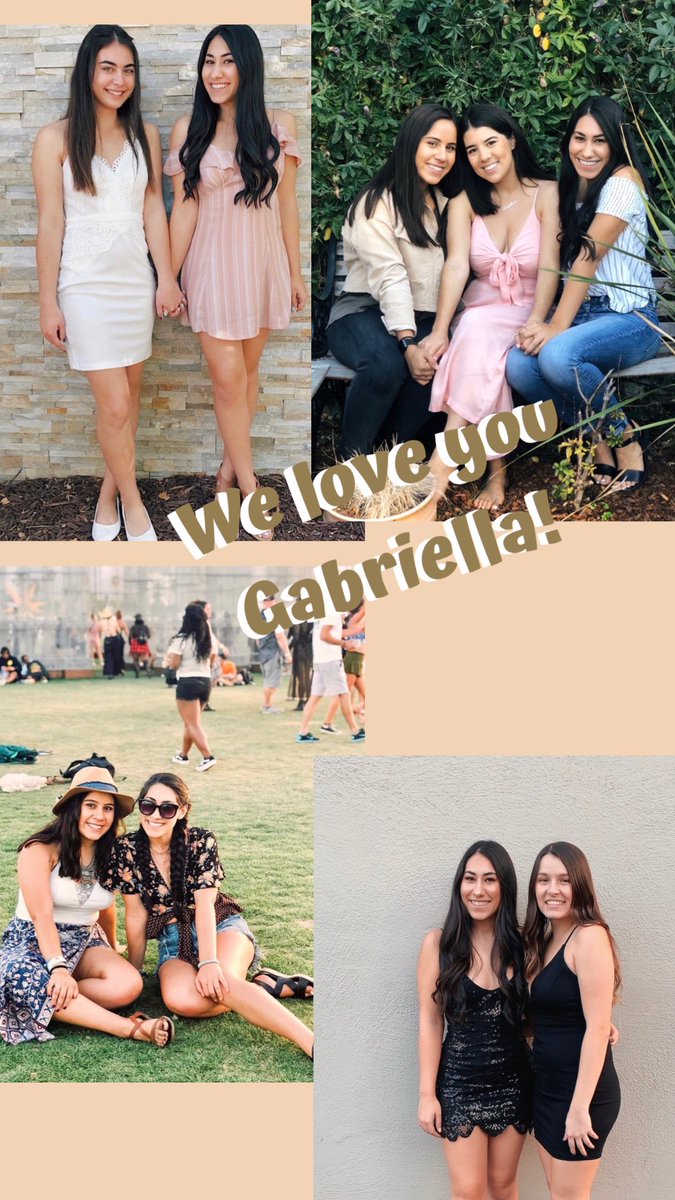 Our sister Gabriella is going alum this semester 💞 we’ll miss you! 😇