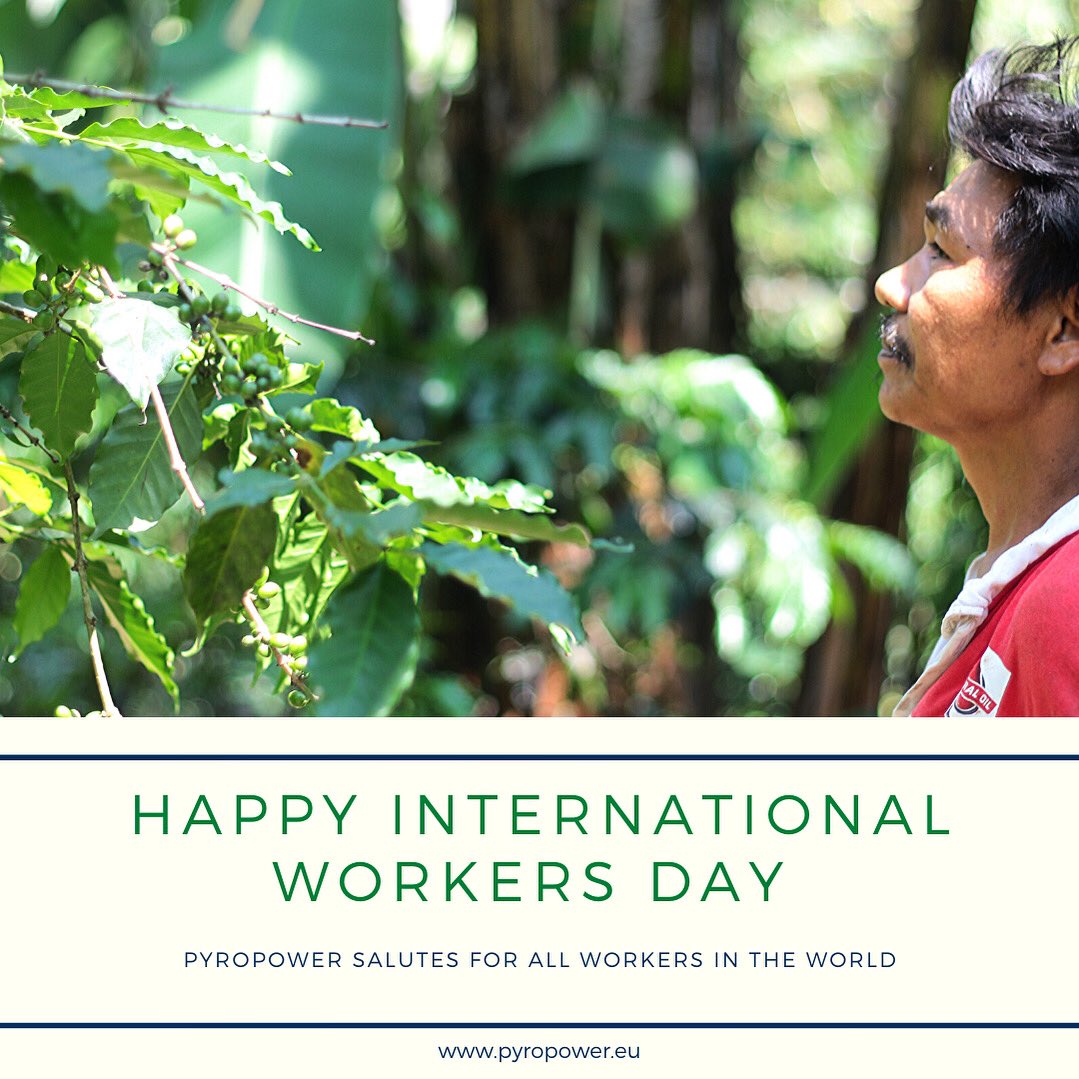 PyropowerEurope's tweet image. Happy International Workers' Day!
To read more about how we do that, please visit our site (link on bio).
#pyropower #biochar #internationalworkersday  #sustainable #environment #climateaction #smallscalefarming #Indonesia #Europe #Delft #Netherlands #CarbonNegative #Pyrolysis