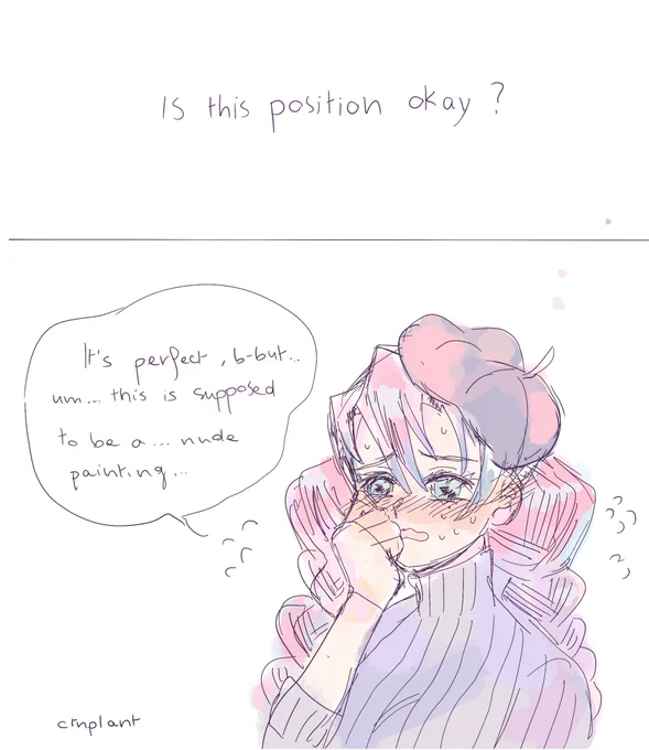 quick doodles of @gay_pillar's fanfic ♡ 
link: https://t.co/ynikd3bM7e
#しのみつ #shinomitsu 