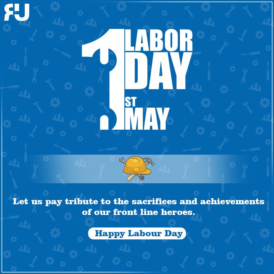 RUJGroup's tweet photo. A worker is a creator and a great asset to every nation. Let us pay tribute to the sacrifices and achievements of our front line heroes.
 
#HappyLabourDay #HappyLabourDay2020 #LabourDay #RujGroup #RsIndia #BSDU https://t.co/LXzZzAVn9h