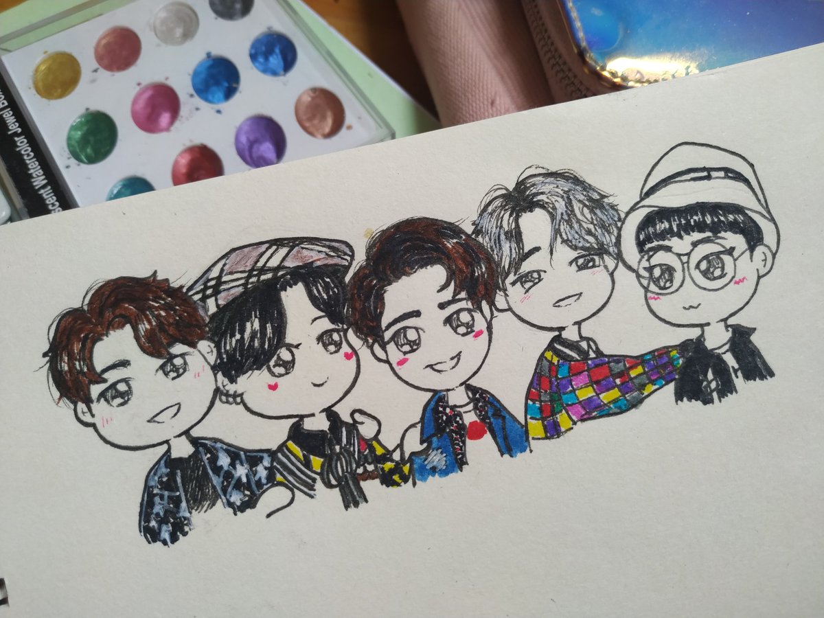 guess im gonna draw  #shinee everyday starting today till the end of May