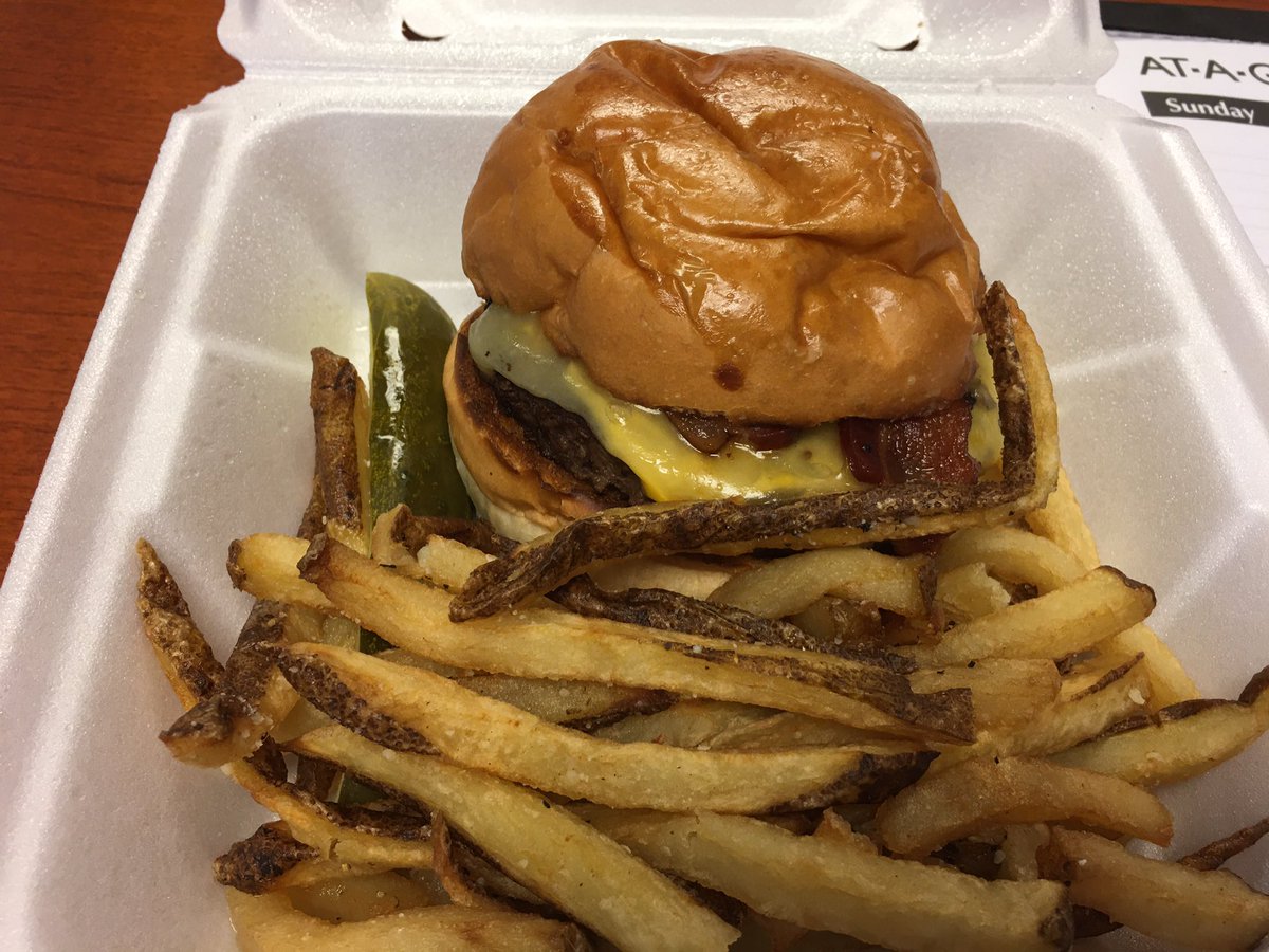Mark_Baden's tweet photo. A big thank you to @WISN12News for keeping our spirits up during these tough times. This is the fourth time the station has bought the entire staff a meal during the pandemic. The gringo burger from @oscarsonpierce is always a winner! https://t.co/HwAhlPcsko