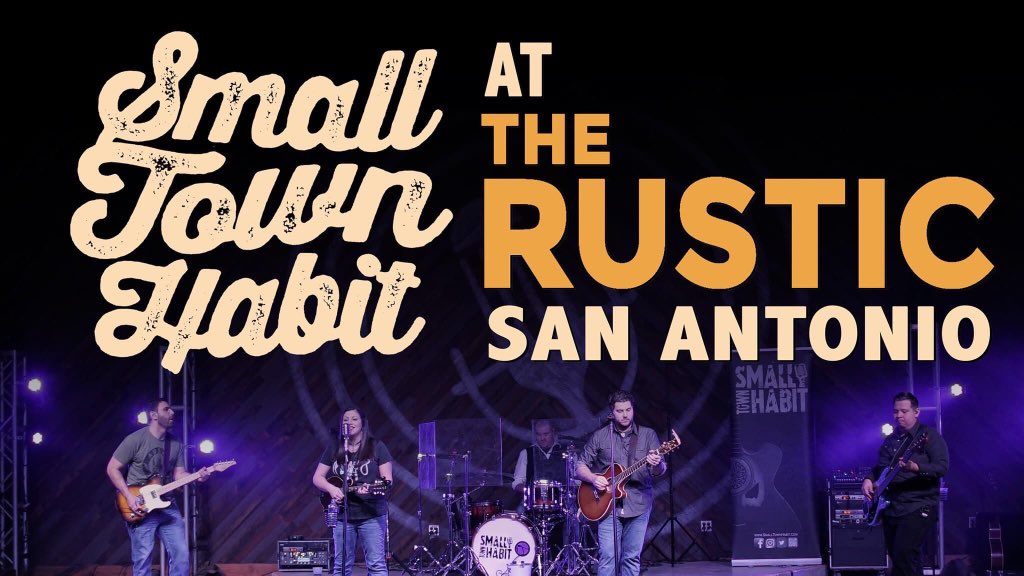 SmallTownHabit's tweet photo. We've got a pop-up show tomorrow @TheRustic San Antonio! It's been a while since we've gotten to see yall's faces so if you're looking to treat that cabin fever we'll be out here waiting for you! #therustic #therusticsa #smalltownhabit #texasmusic https://t.co/f6opUd2ssK