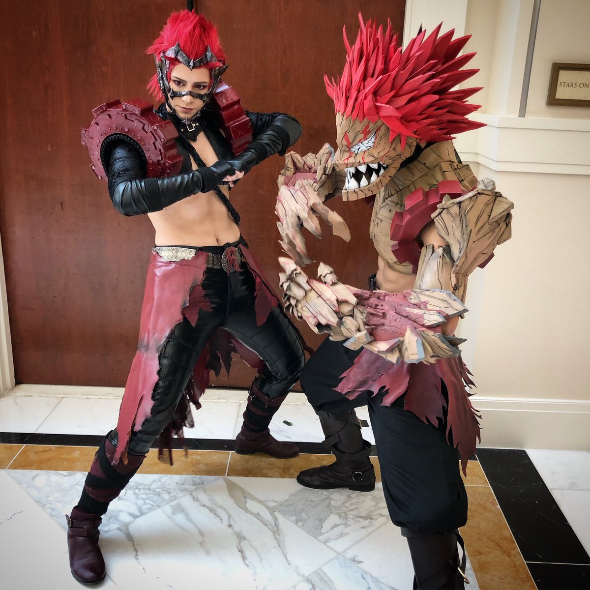 GO, ROCKY with @AKrCosplay as RED RIOT.