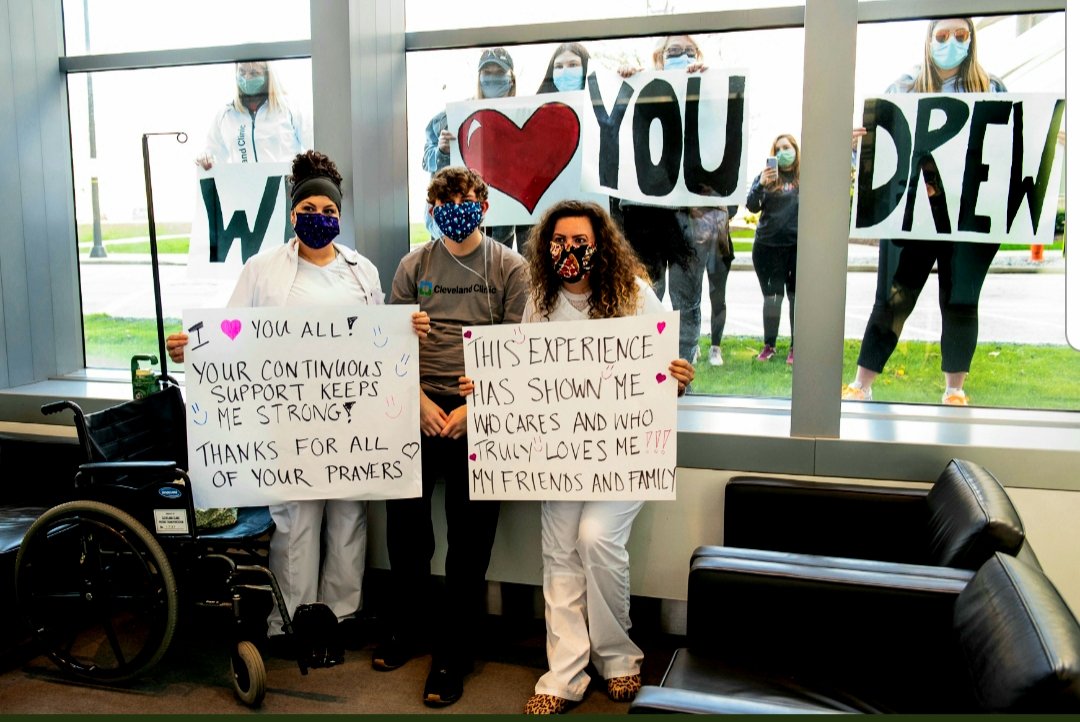 Day #30 of our new battle. Been a rollercoaster, but Drew #WillNotFlinch &amp; we WILL #WinTheDay! Also high 🙏 to all the hospitalists &amp; doctors. Sit back &amp; WATCH US WIN🏁! Month of May, we're ready for you!