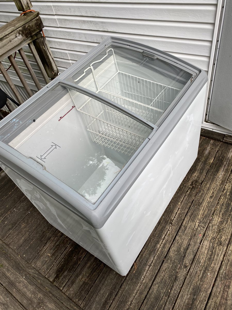 sydney_clements's tweet photo. hi I refurnished our broken deep freeze &amp; got some clout on TikTok for it. thought I would show it off on here too https://t.co/NtQbhvWbgO