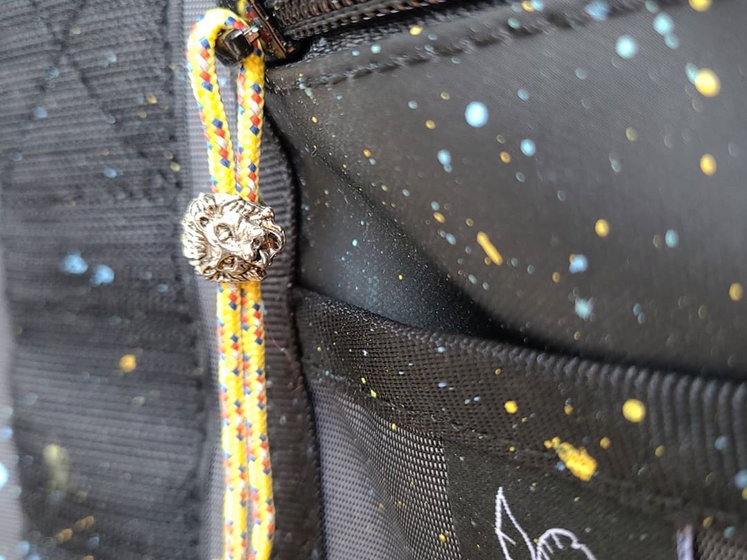 Chrome_Ind's tweet photo. Patched &amp; painted! Andrew keeps his old Citizen interesting with patches and a #ChromeCustoms splatter paint job, patches, and a few other custom details. #PatchGame Strong! https://t.co/54ckNstEGJ