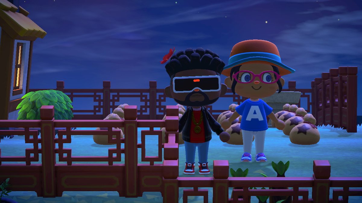 My wife was runnin low on bells so i had to hop over to her island to make sure she was set for the week. Go get yaself somethin nice lol